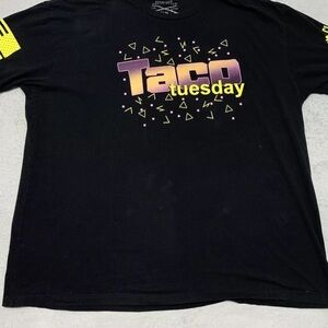 Club Grunt Style Mens Size XXXL Black  T-Shirt Short Sleeve Taco Tuesday Graphic